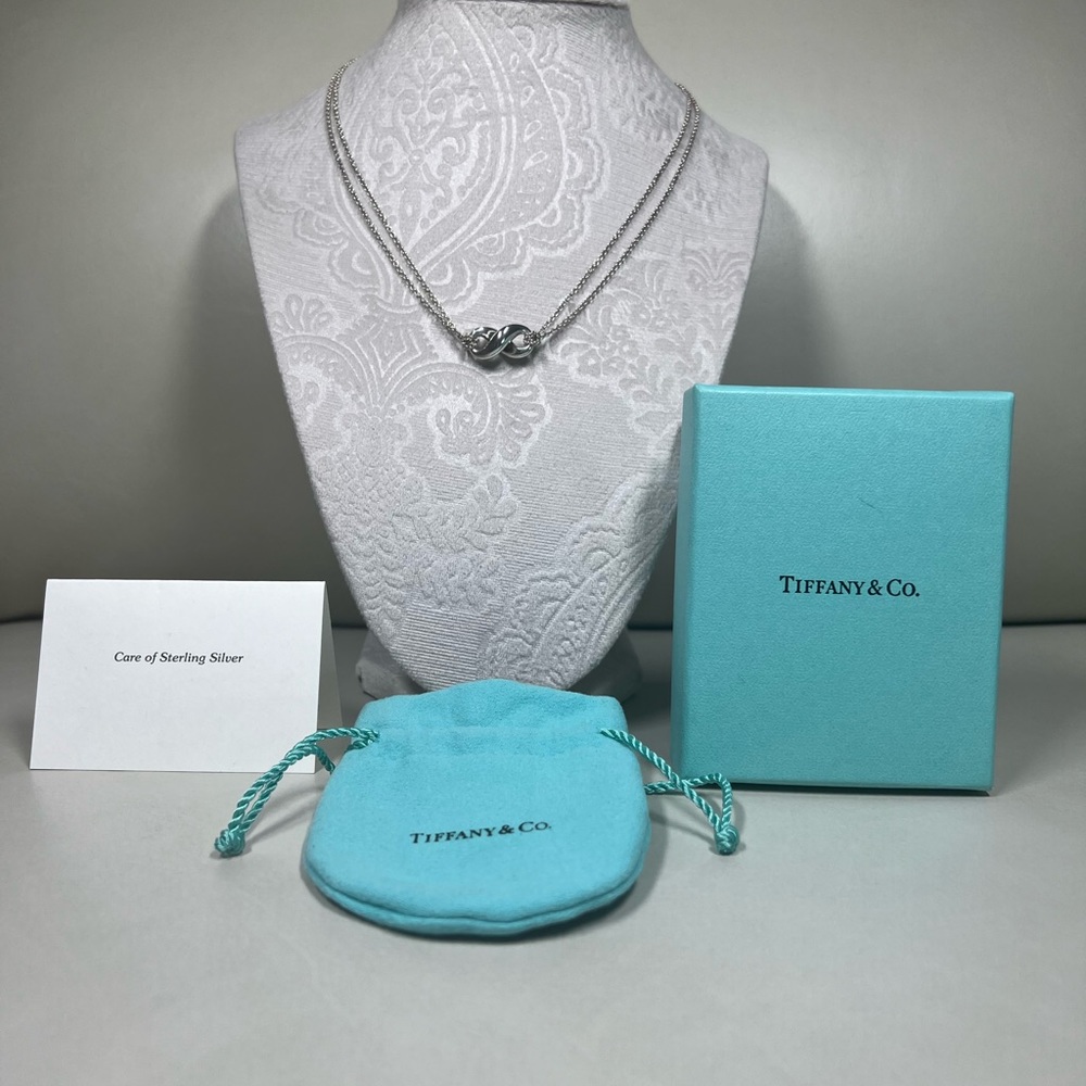 Tiffany & Co Infinity Double Chain Necklace